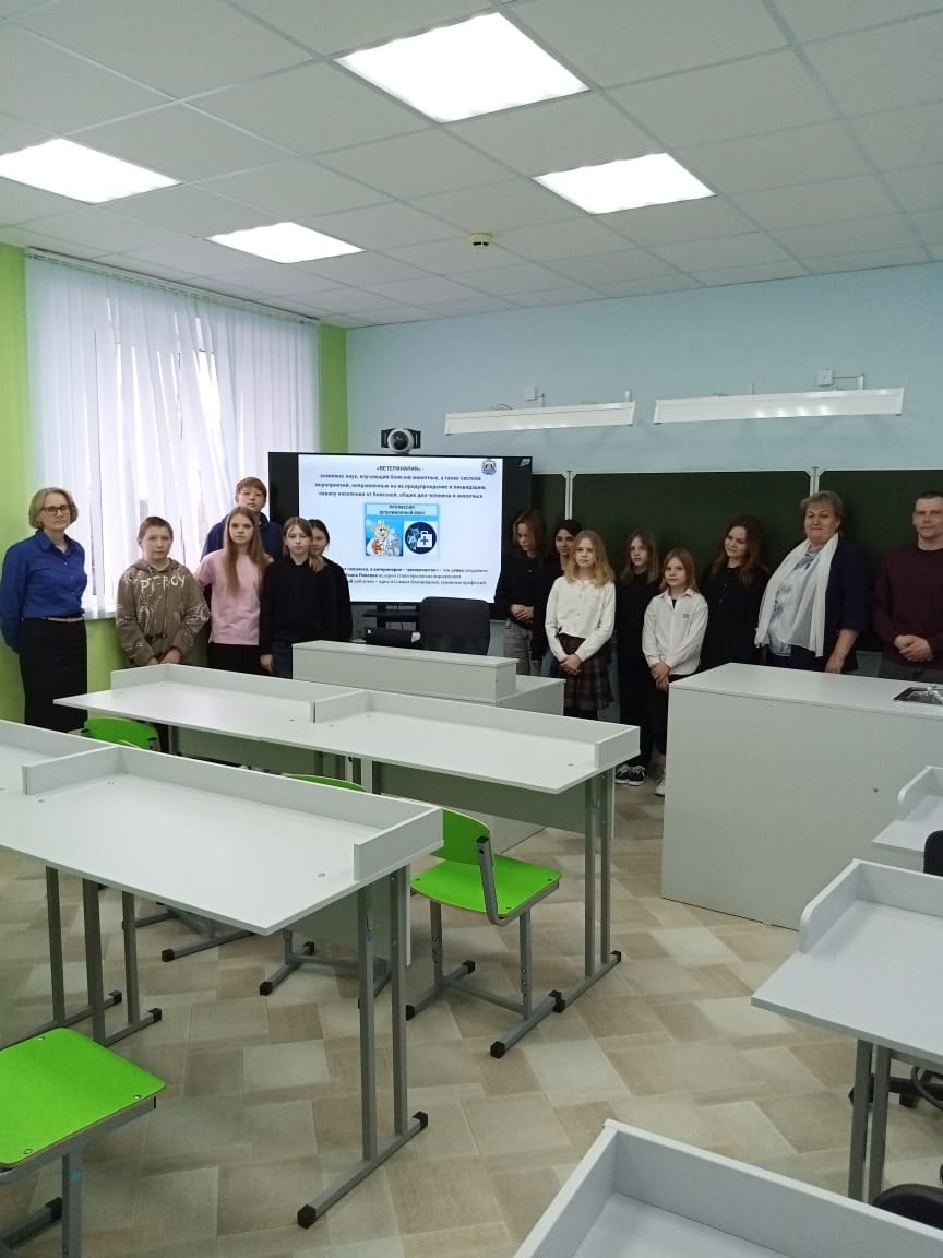 Встреча агрокласса с Евгенией Петровной Даниловой.